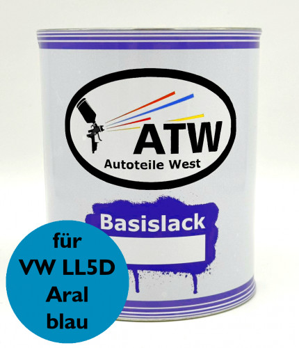 Autolack für VW LL5D Aralblau